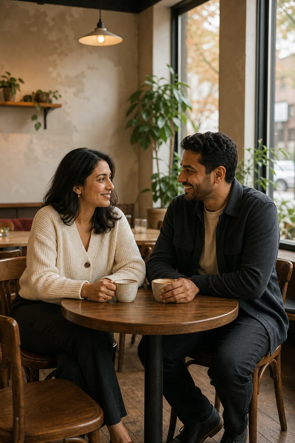 Illustrative café date